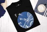 Fish and Waves Shirt (Black)