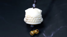 Exquisitely Carved Corozo Nut Lion Bell Car Hanging Ornament – Good Luck and Wealth