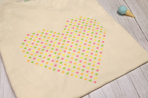 Mini Heart Pattern Shirt (Natural)