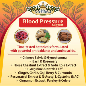 Blood Pressure Support Cardiovascular Health 60 Tablets