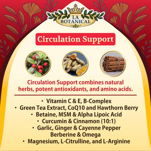 Circulation Support Cholesterol and Heart Health 60 Tablets
