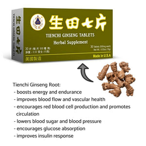 Notoginseng Formula - Tienchi Ginseng Tablets