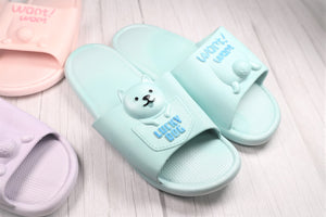 Indoor Slippers Cute Bear Soft Foam