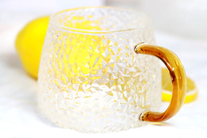 Hand Blown Elegant Glass Tea Kettle Glass Teapot Glass Pitcher Fruit Tea